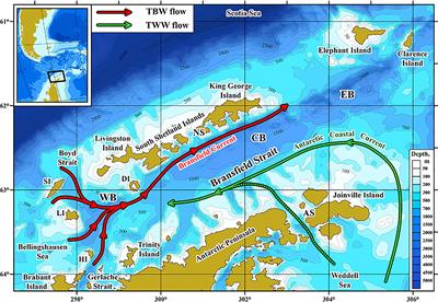 Austral summer circulation in the Bransfield Strait based on SADCP measurements and satellite altimetry